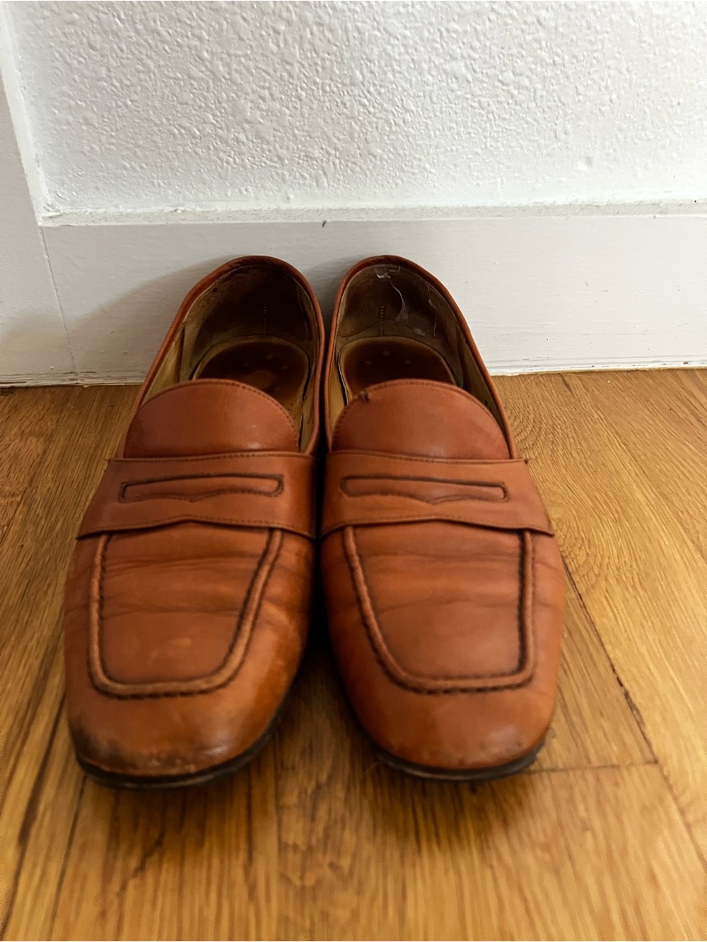 Cole Haan Brown Leather Penny Loafers - Picture 4 of 7